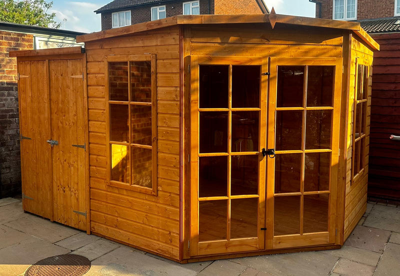 Hampton Summerhouse with Side Storage (8' x 12')