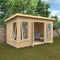 Woodlands Hatfield Log Cabin 14'x8 in 44mm Logs