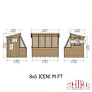 Goodwood Iceni (8' x 6') Professional Tongue and Groove Shed