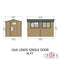 Lewis (10' x 6') Professional Storage Apex Shed