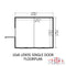 Lewis (10' x 8') Professional Storage Apex Shed