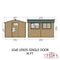 Lewis (10' x 8') Professional Storage Apex Shed