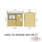 Lewis (7' x 5') T&G Reverse Apex Shed