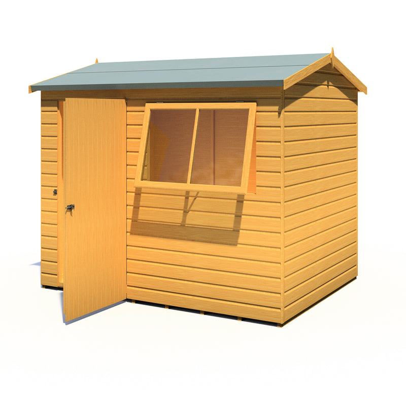 Lewis (8' x 6') T&G Reverse Apex Shed