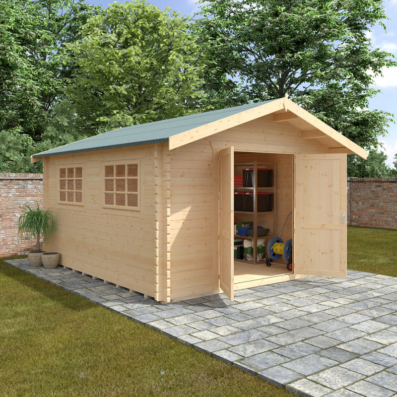 Woodlands Marlborough Log Cabin in 28 or 44mm Logs