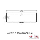 Mayfield Summerhouse 20'x6' in T&G