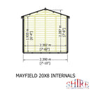 Mayfield Summerhouse 20'x8' in T&G