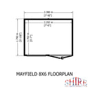 Mayfield Summerhouse 8'x6' in T&G
