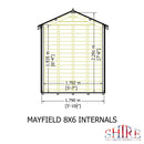 Mayfield Summerhouse 8'x6' in T&G