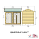 Mayfield Summerhouse 8'x6' in T&G