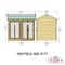 Mayfield Summerhouse 8'x6' in T&G
