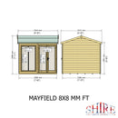 Mayfield Summerhouse 8'x8' in T&G