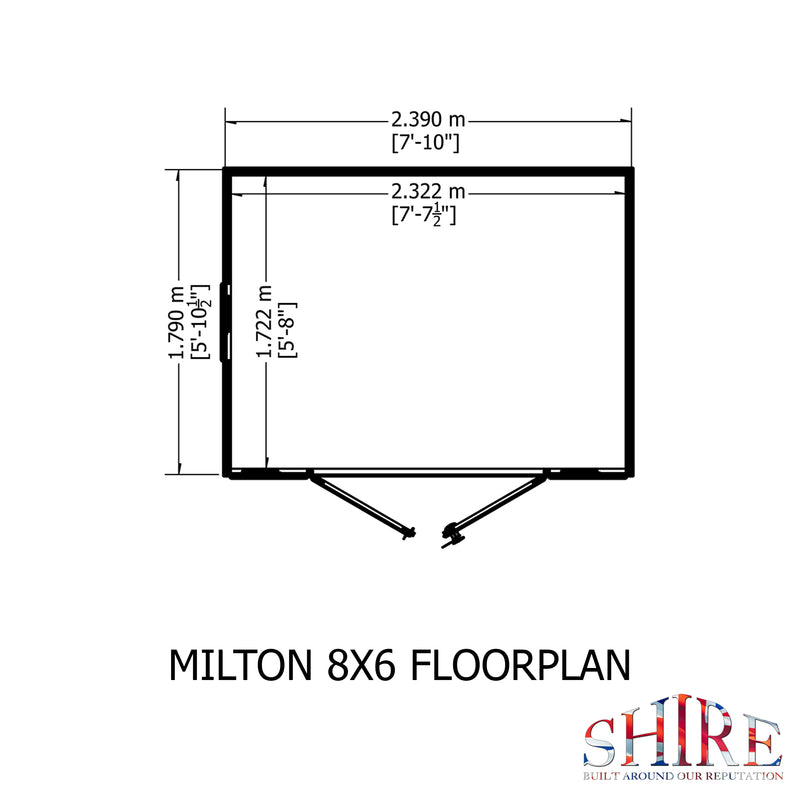Milton Summerhouse (8' x 6')