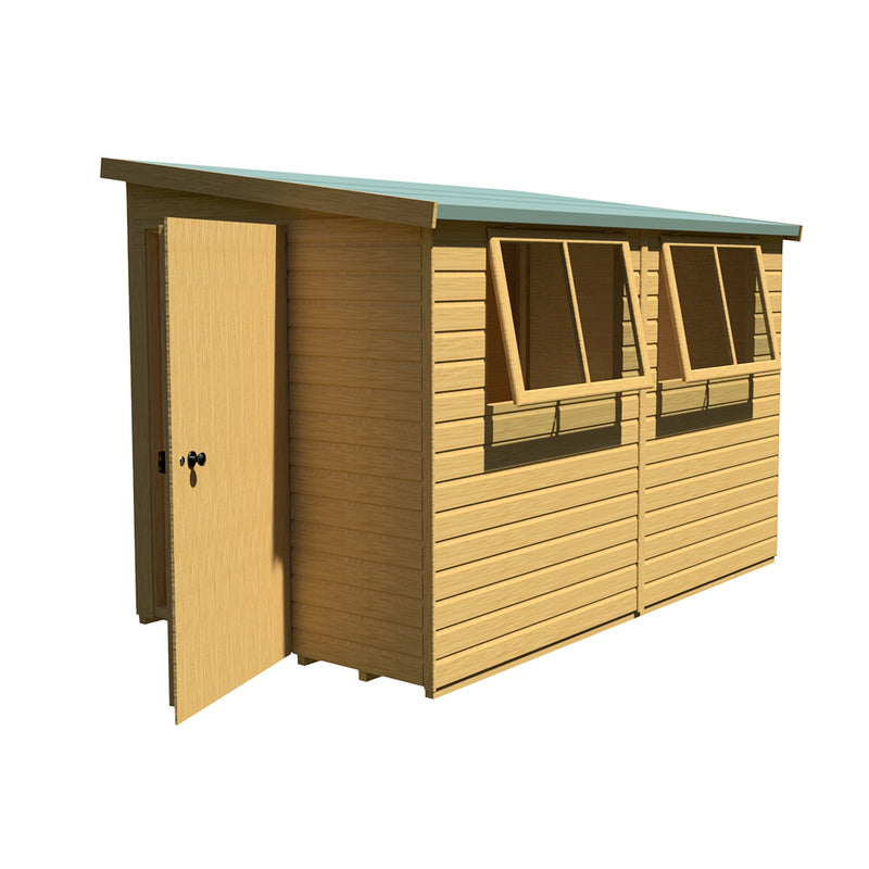 Goodwood Norfolk (10' x 6') Professional Tongue and Groove Pent Shed