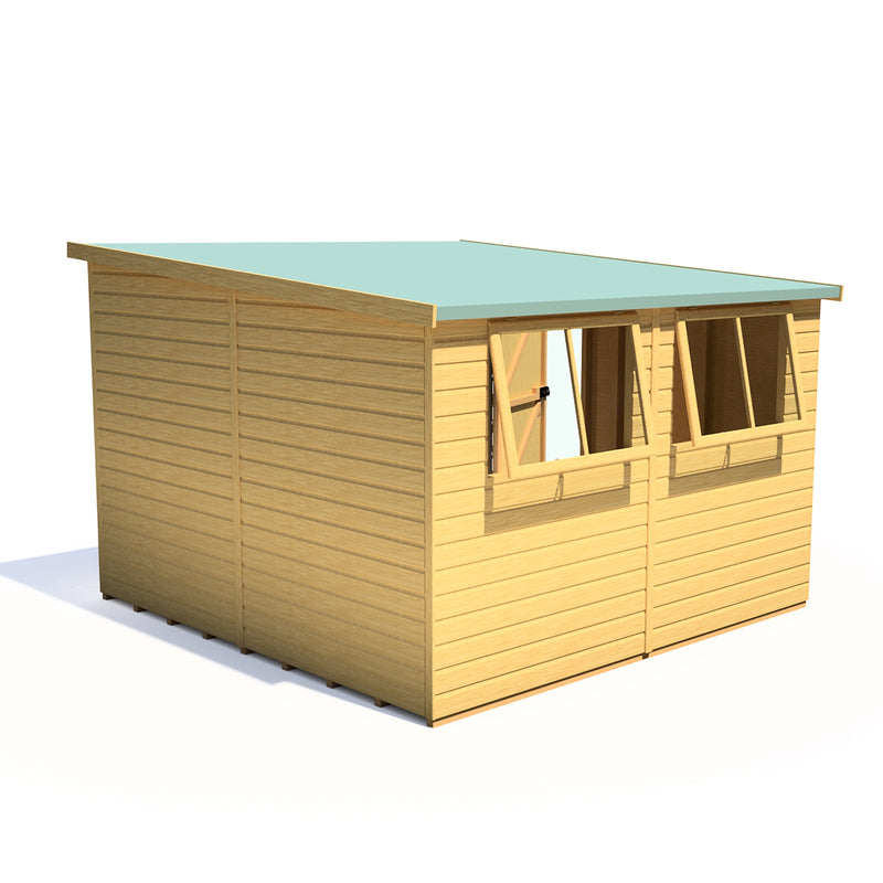 Goodwood Norfolk (10' x 10') Professional Tongue and Groove Pent Shed