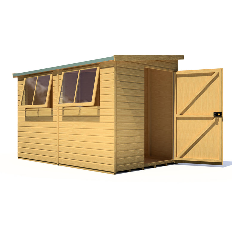 Goodwood Norfolk (10' x 6') Professional Tongue and Groove Pent Shed