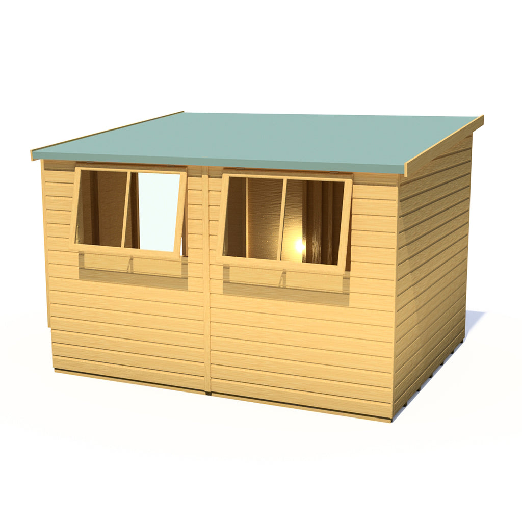 Goodwood Norfolk Professional Tongue and Groove Pent Shed 10' x 8