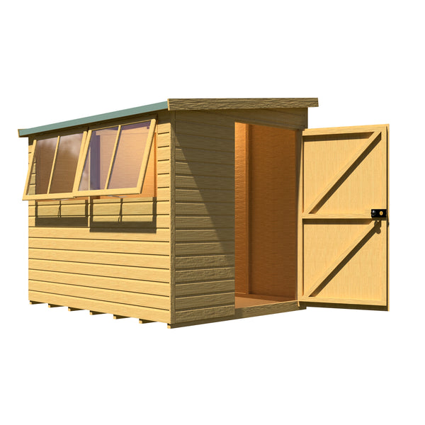 Goodwood Norfolk (8' x 6') Professional Tongue and Groove Pent Shed