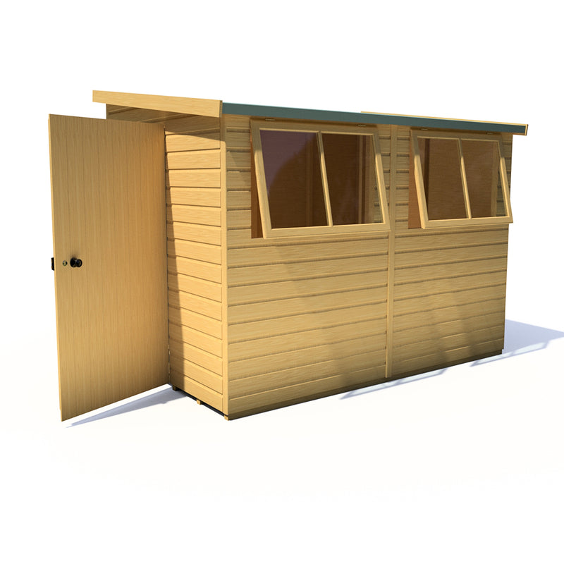 Goodwood Norfolk (9' x 6') Professional Tongue and Groove Pent Shed