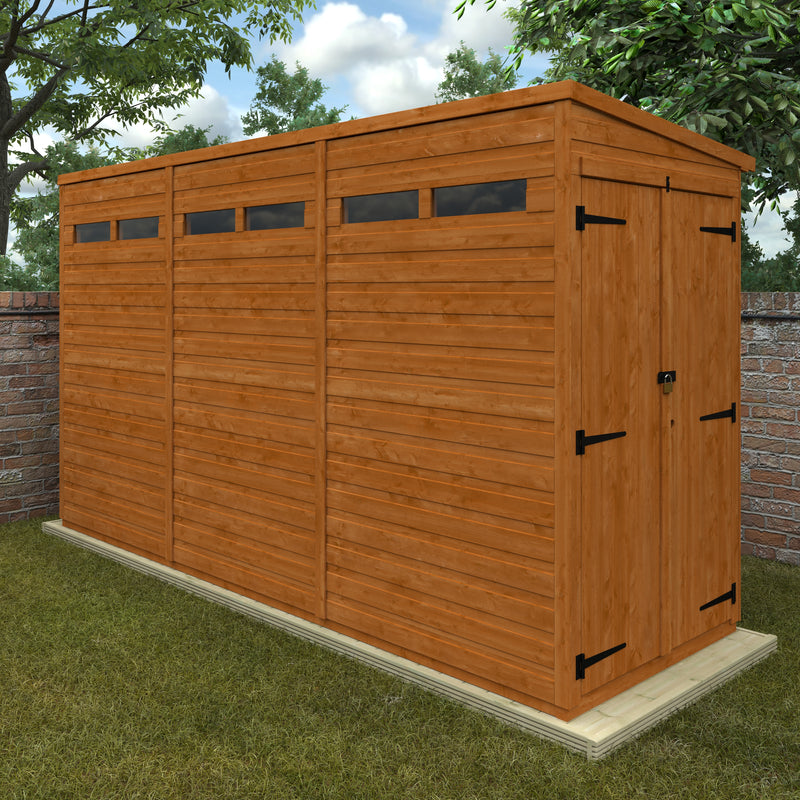 Woodlands Double Door Security Flex Pent Shed