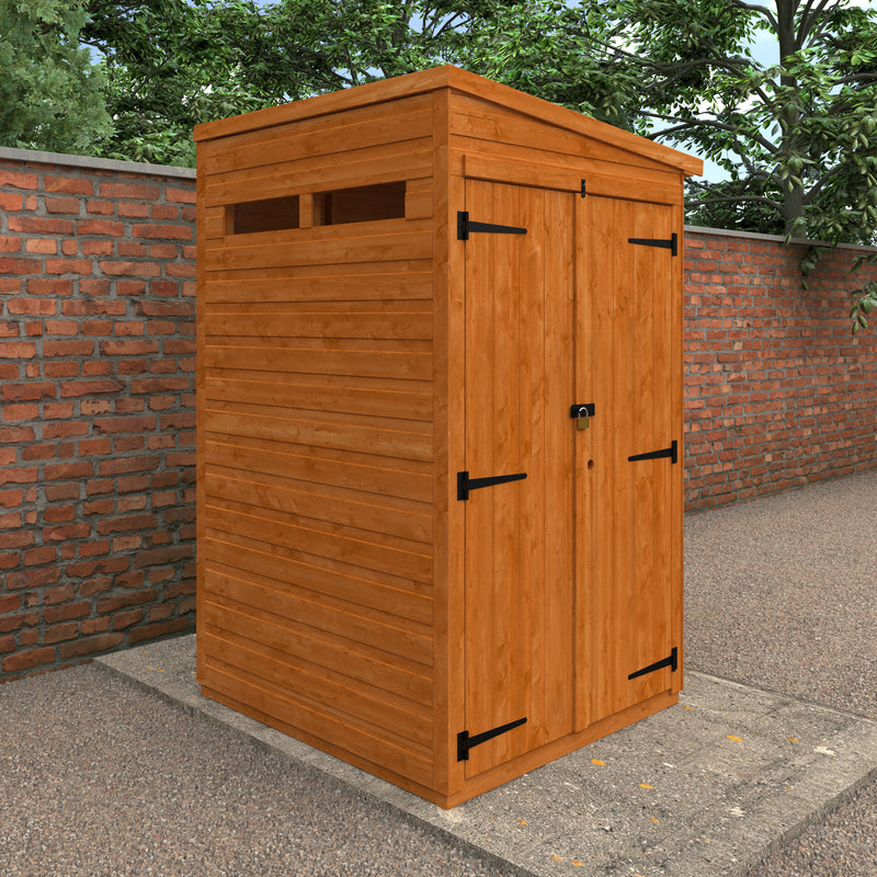 Woodlands Double Door Security Flex Pent Shed