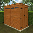 Woodlands Double Door Security Flex Pent Shed