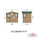 Orkney (7' x 5') Professional Storage Shed