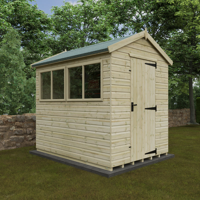 Woodlands Tanalised Apex Premier Shed