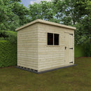 Woodlands Tanalised Pent Premier Shed