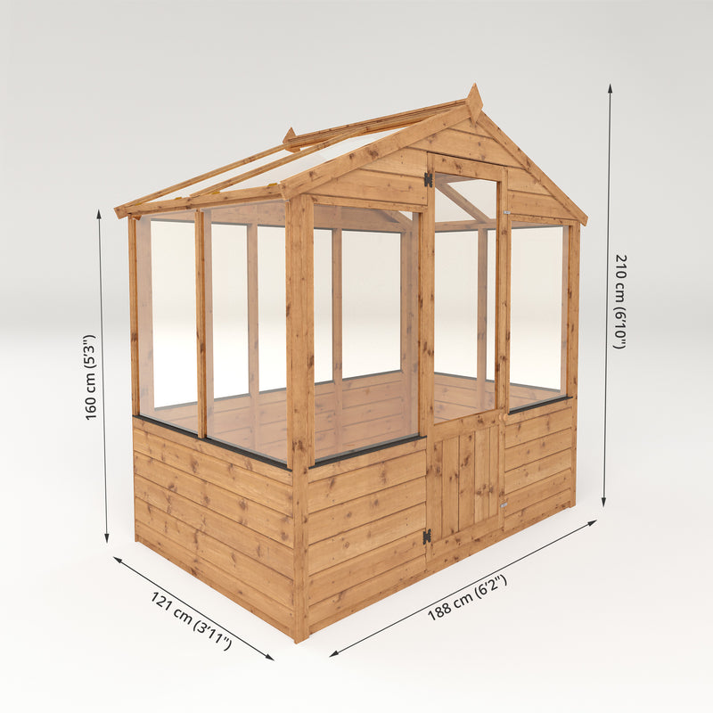 4' x 6' Traditional Greenhouse