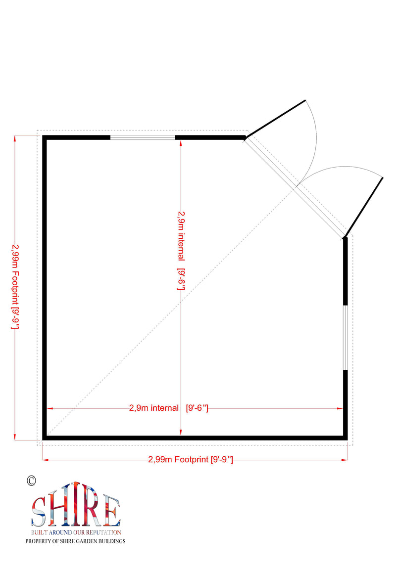 Barclay Corner Summerhouse (10' x 10)