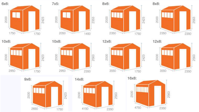 Woodlands Tanalised Apex Premier Shed