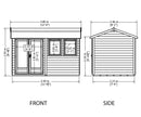 Garden Studio / Office (12' x 7') in 20mm Superlap