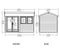Garden Studio / Office (12' x 7') in 20mm Superlap