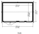 Garden Studio / Office (12' x 7') in 20mm Superlap