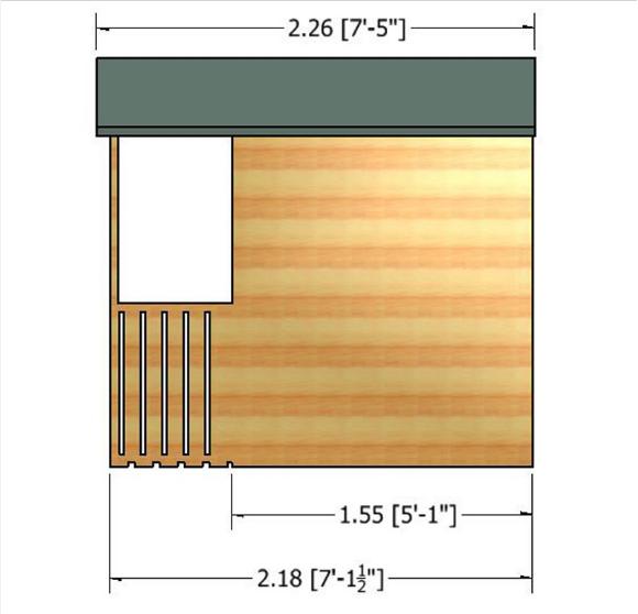 Alnwick Summerhouse 7' x 7'