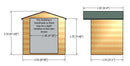 Avance Summerhouse 7' x 5'