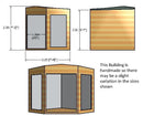 Barclay Corner Summerhouse (8' x 8)