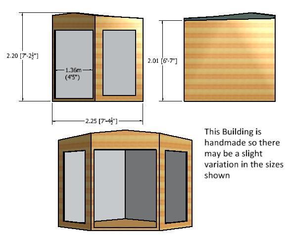 Barclay Corner Summerhouse (8' x 8)