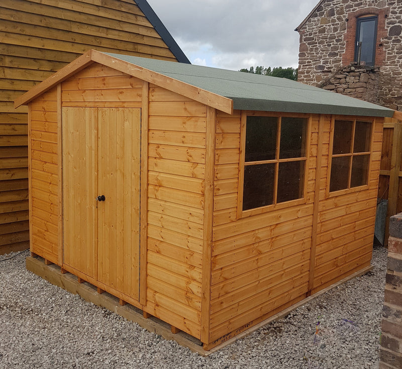 Goodwood Bison Workshop (10' x 10') Professional Tongue and Groove Apex Shed