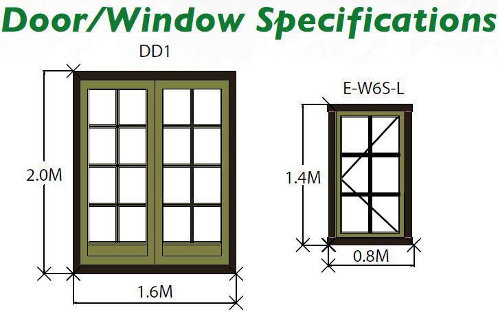 Bourne Log Cabin - Various Sizes Available