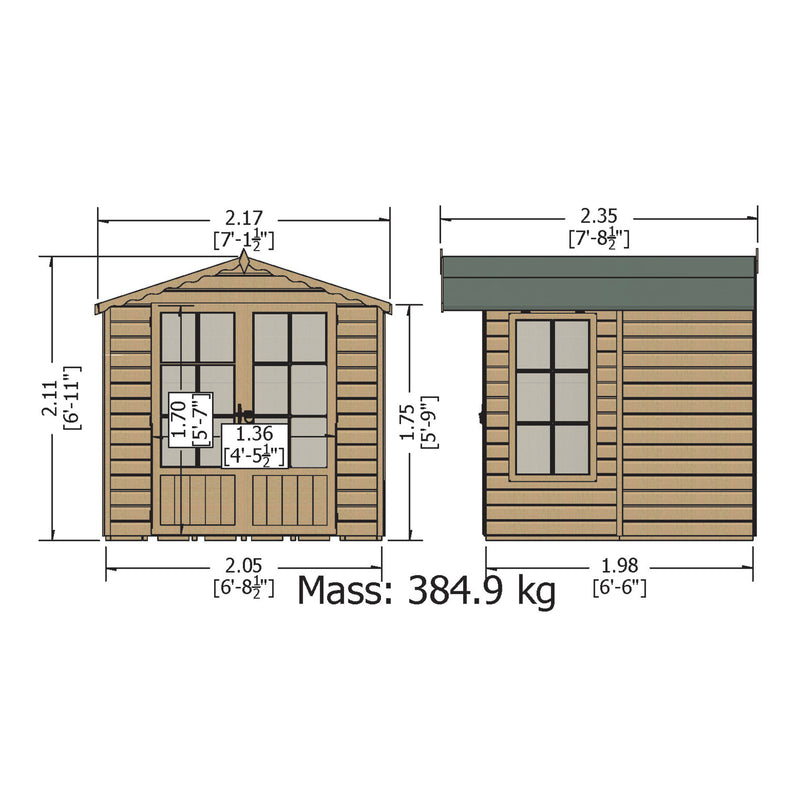 Buckingham Summerhouse (7' x 7')