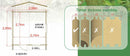 Bucknells Log Cabin - Various Sizes Available
