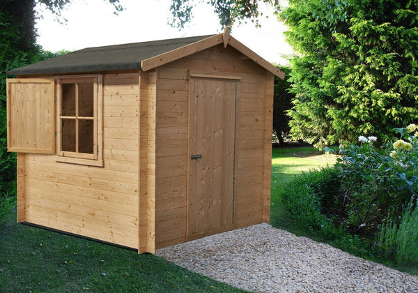 Camelot Log Cabin 9'x9' in 19mm Logs - Factory Second