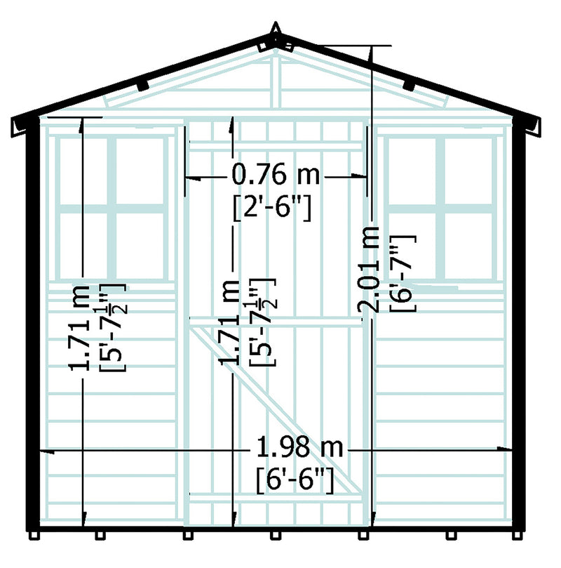 Casita Shed (7' x 7')