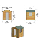 Danbury Log Cabin - Various Sizes Available