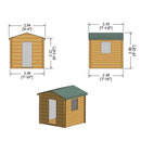 Danbury Log Cabin - Various Sizes Available