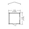 Danbury Log Cabin - Various Sizes Available