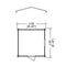 Danbury Log Cabin - Various Sizes Available