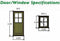 Dean Log Cabin - Various Sizes Available